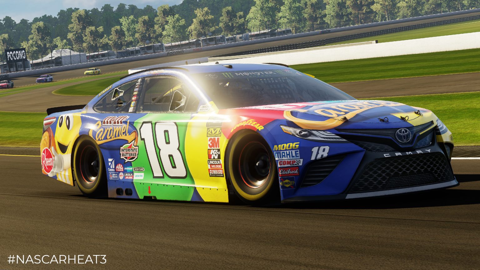 NASCAR Heat 3 Monster Energy NASCAR Cup Series Roster