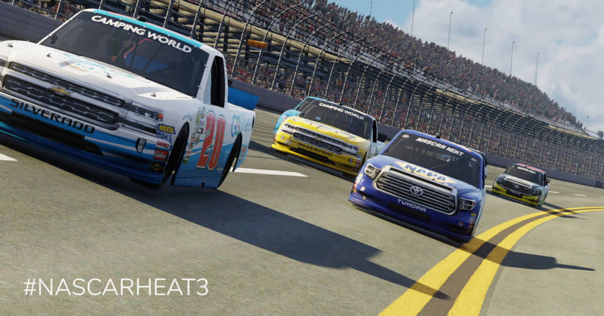 nascar heat camping world truck series, nascar heat 3, world truck series nascar