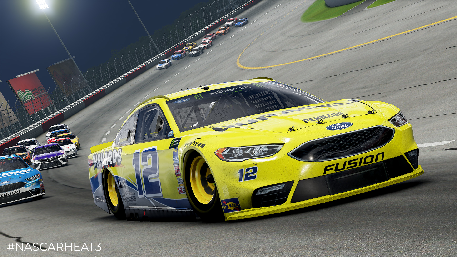 NASCAR Heat 3 (2018) XBOX ONE NTSC Retail Cover