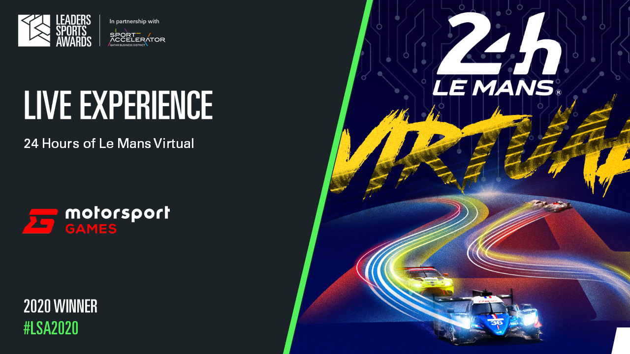 Le Mans Virtual wins Leaders Sports Award