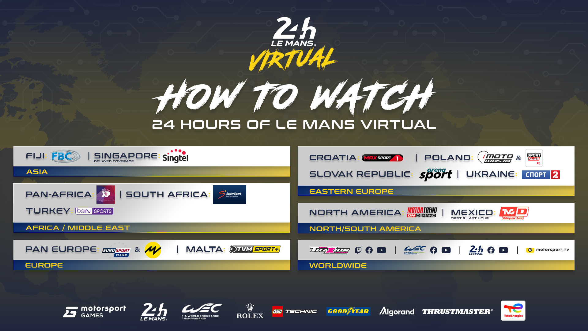 How to watch the 24 hours of Le Mans Virtual.