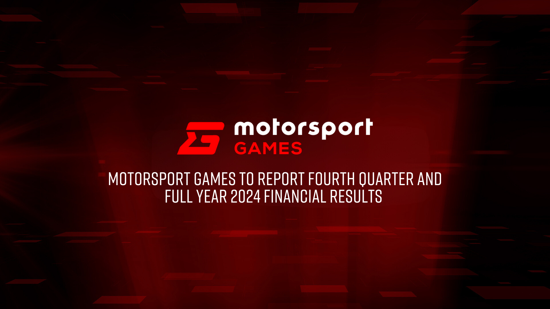 Motorsport Games to Report Fourth Quarter and Full Year 2024 Financial Results