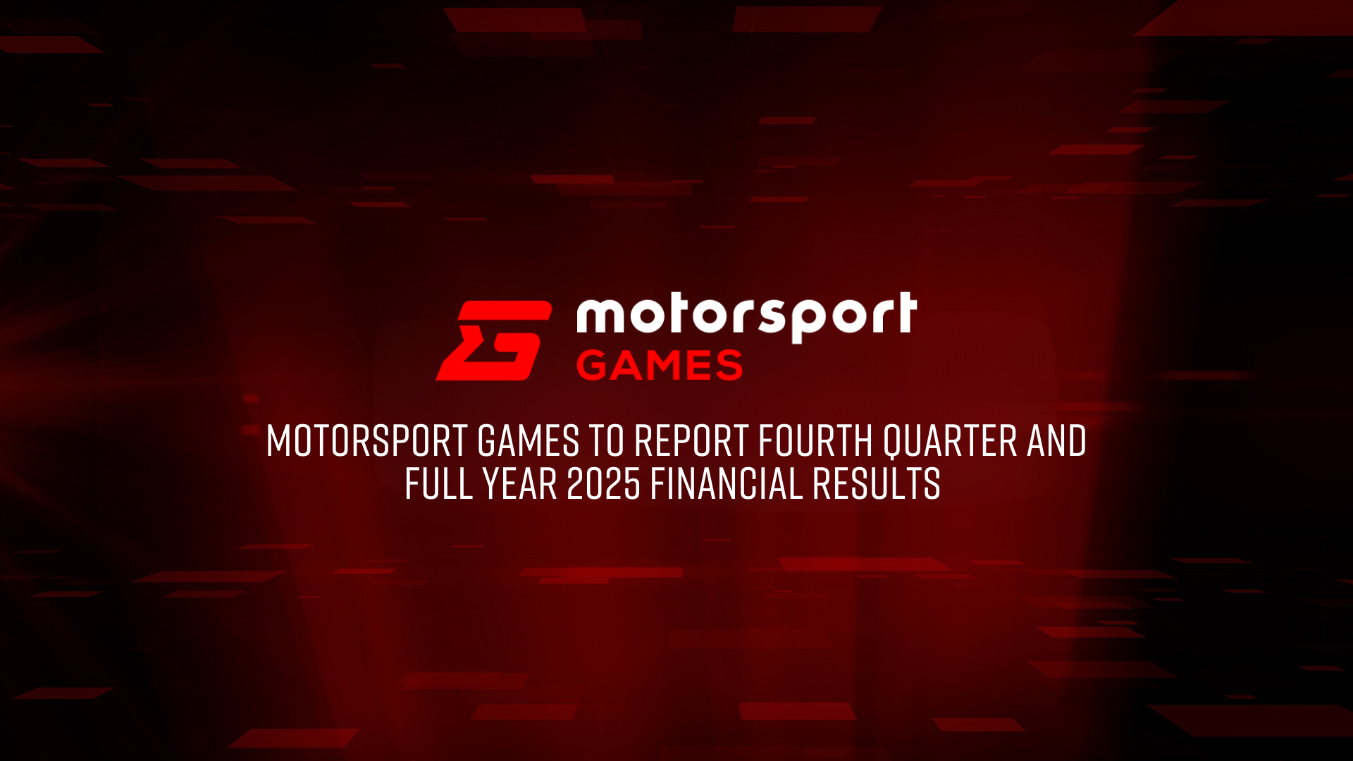 Motorsport Games to Report Fourth Quarter and Full Year 2025 Financial Results