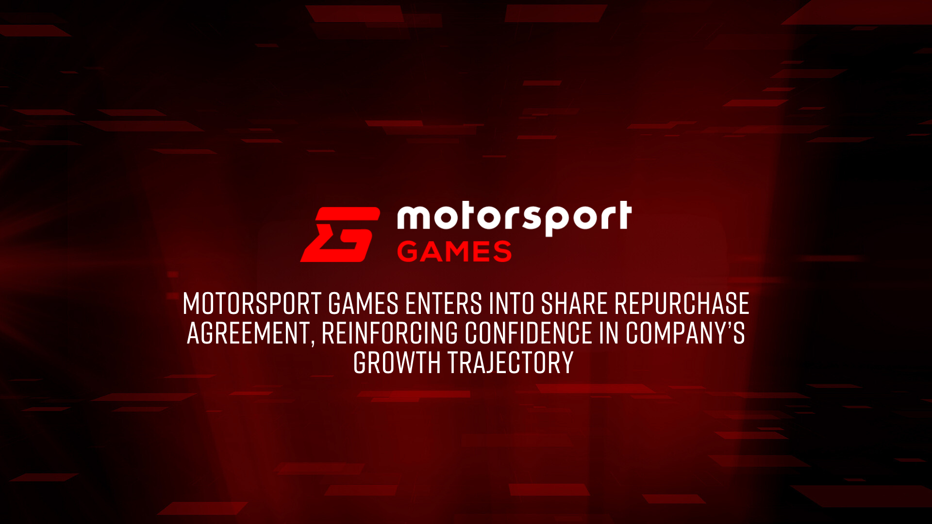 Motorsport Games Enters into Share Repurchase Agreement, Reinforcing Confidence in Company’s Growth Trajectory